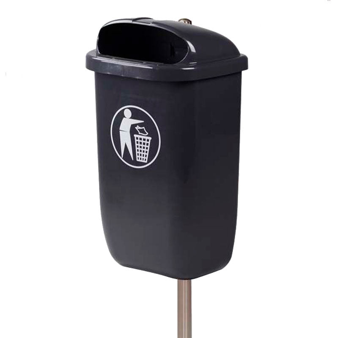 Papelera Urbana de Pared DIN - 50 Litros 5