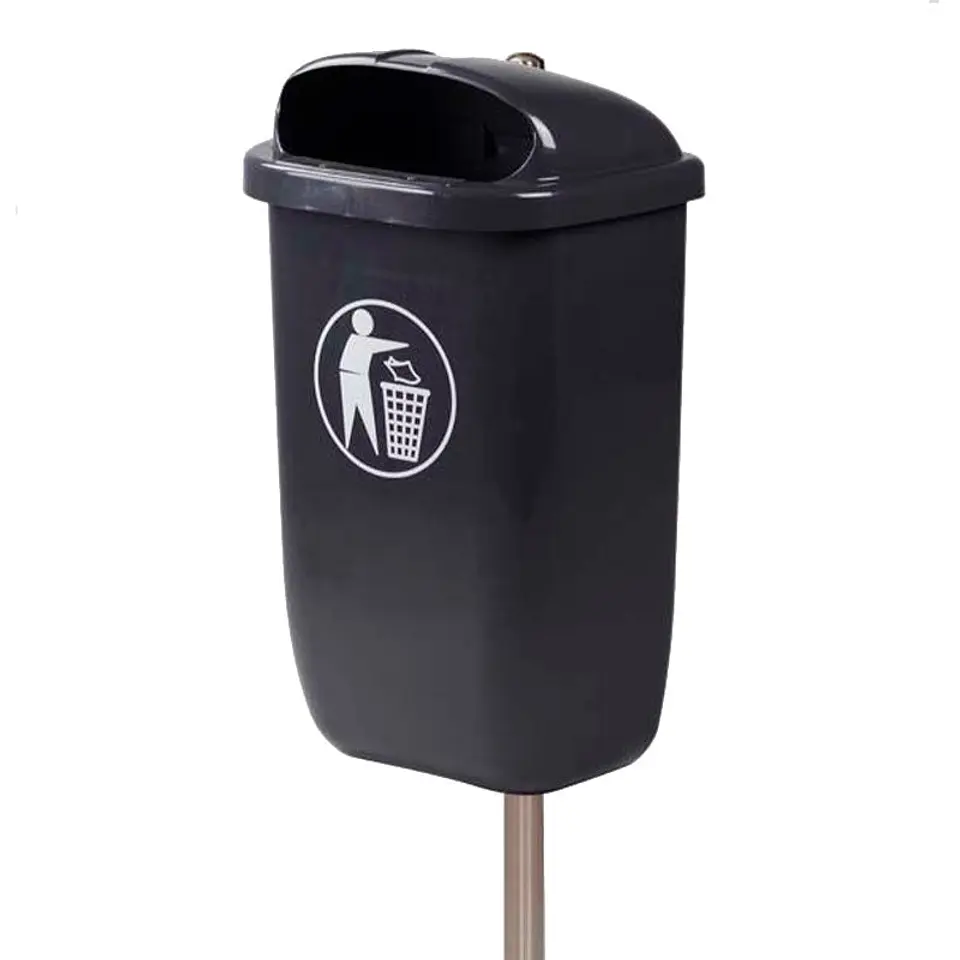 Papelera Urbana de Pared DIN - 50 Litros 5