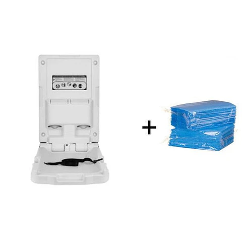 Conjunto Cambiador de Pañales Vertical + Sábanas Desechables
