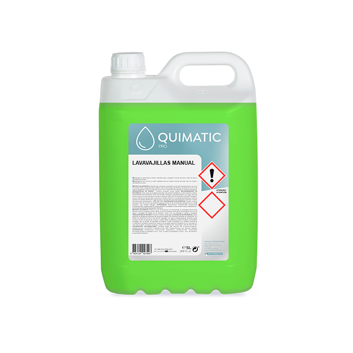 Lavavajillas Manual Quimatic - 5 Litros 1