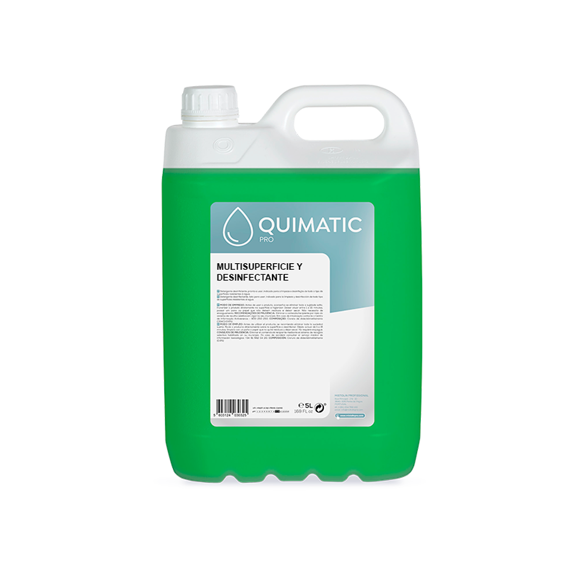 Detergente Desinfectante Quimatic - 5 Litros 1