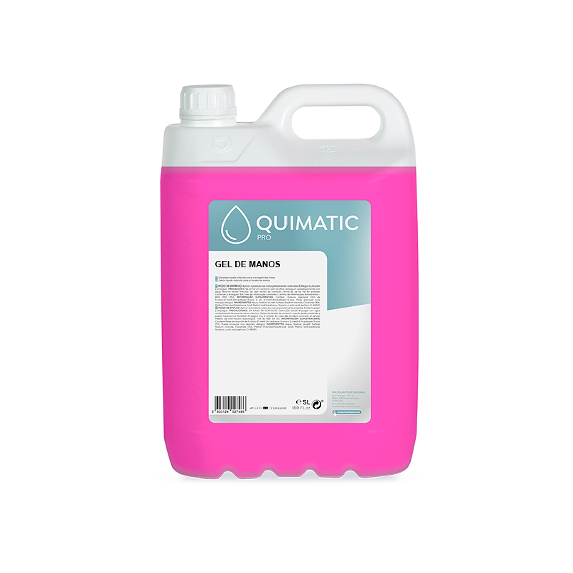 Jabón de Manos Liquido Quimatic - 5 Litros 1