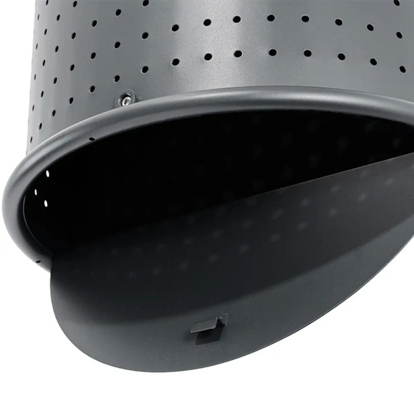 Papelera Urbana de Pared Semicircular Metálica - 32 Litros 2