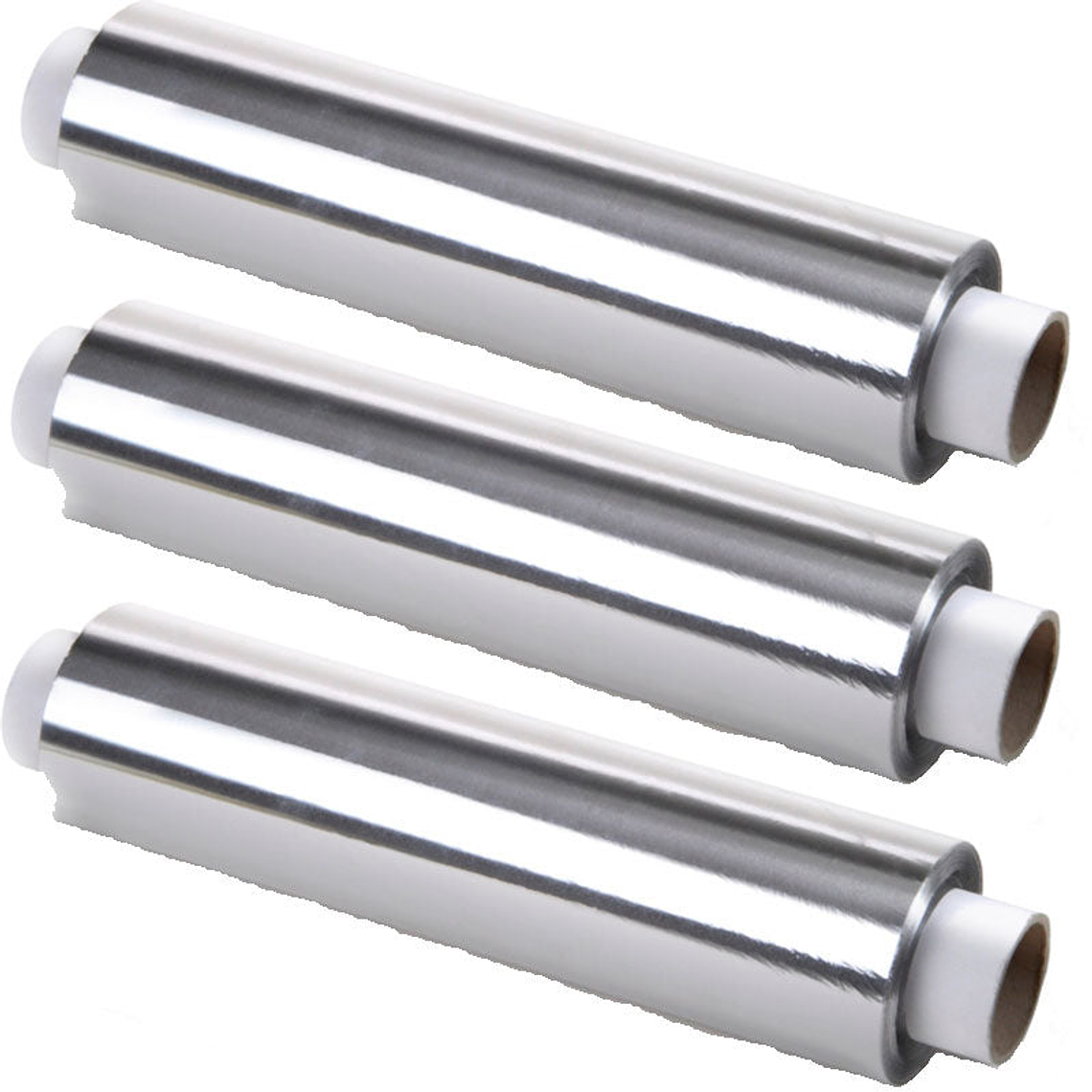 Papel Aluminio Industrial 200 Metros - 3 Rollos 1