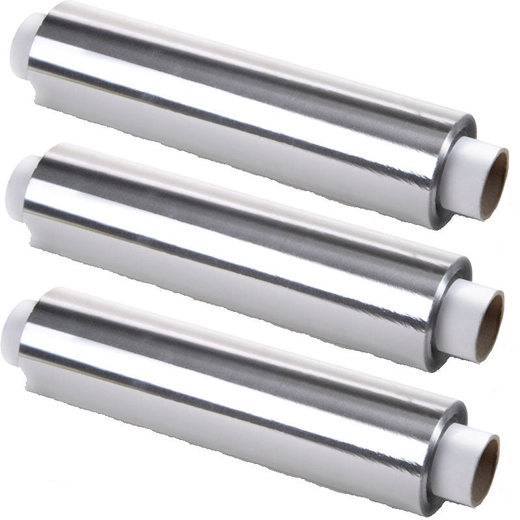 Papel Aluminio Industrial 200 Metros - 3 Rollos 1