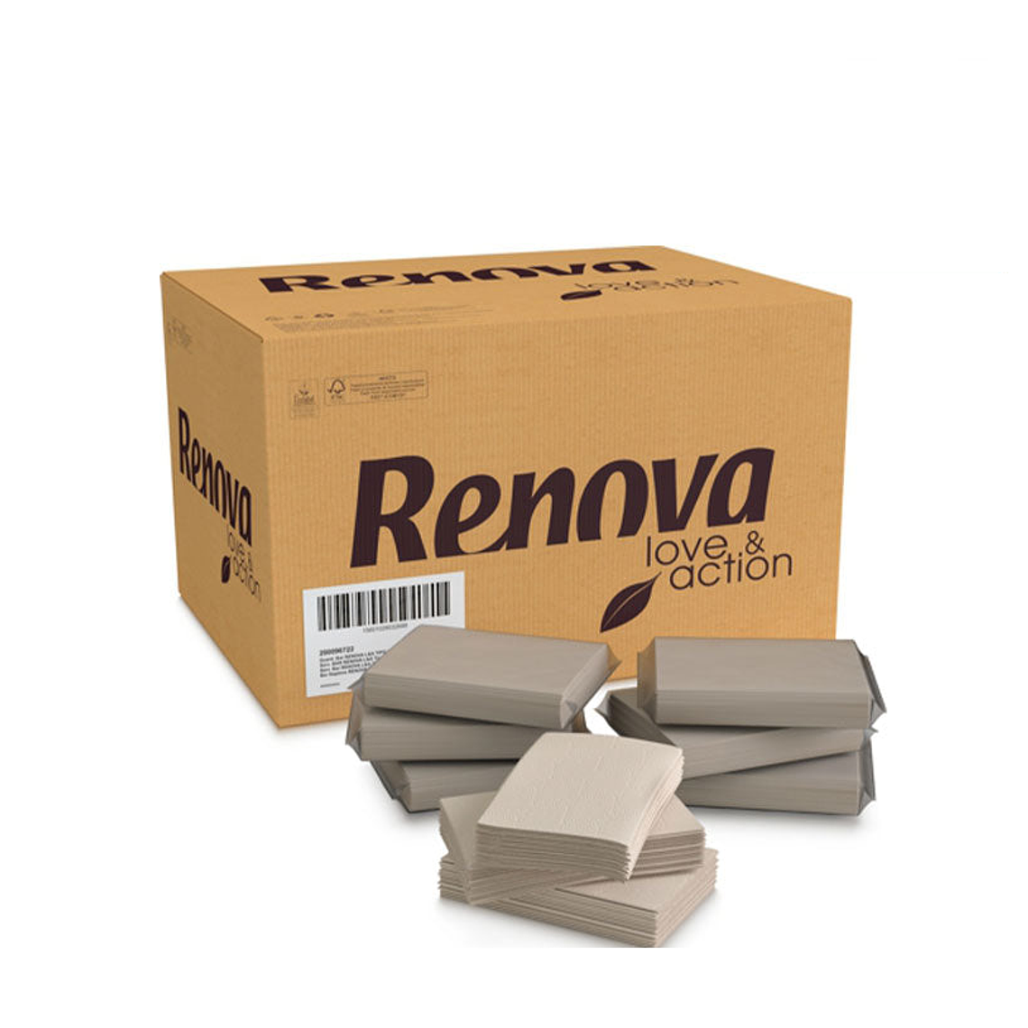 Servilletas Miniservis Renova Love & Action 17x17 cm – 6000 Servilletas 1