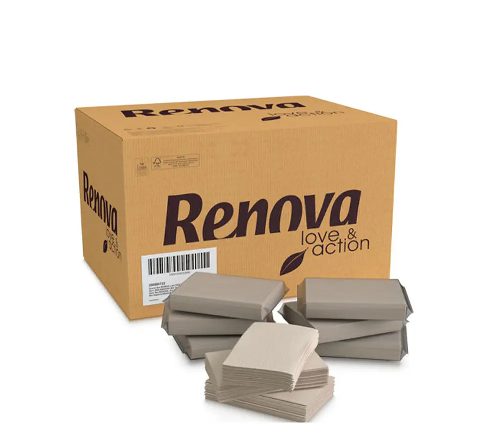 Servilletas Miniservis Renova Love & Action 17x17 cm – 6000 Servilletas 1