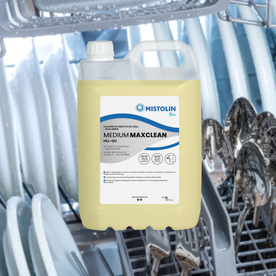 Detergente para Lavado Mecánico de Vajilla HLL-QC Mistolin Pro - 5 Litros 2