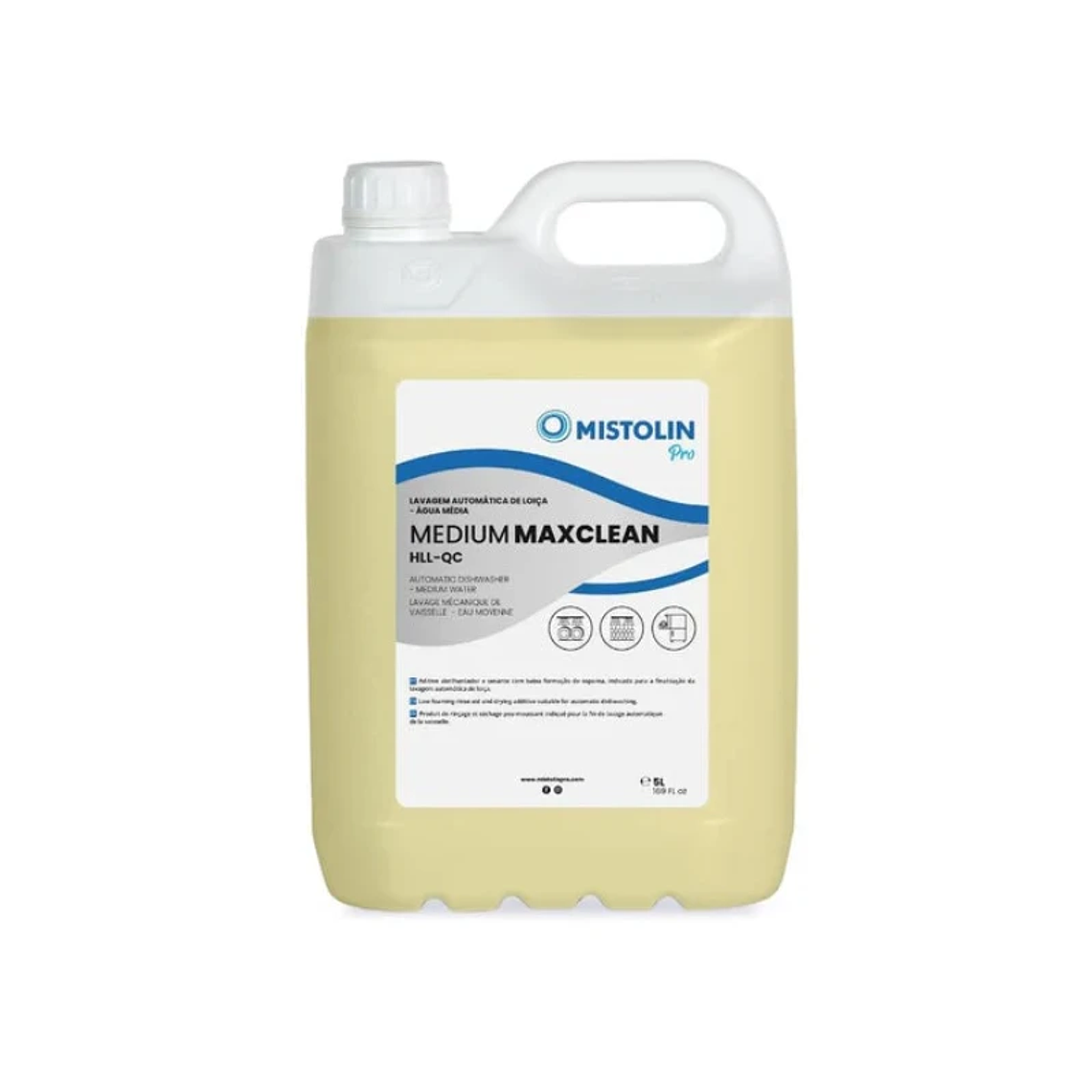 Detergente para Lavado Mecánico de Vajilla HLL-QC Mistolin Pro - 5 Litros 1