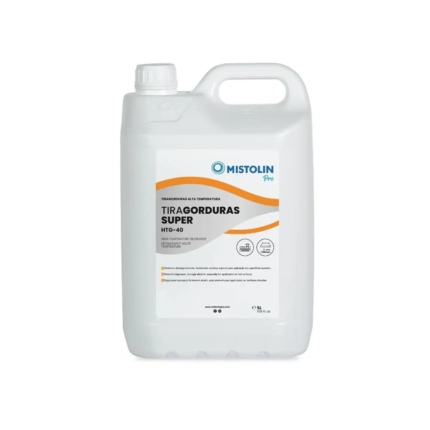 Desengrasante Súper HTG-40 Mistolin Pro – 5 Litros 1