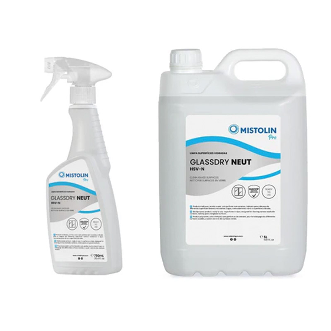 Limpiacristales Neutro HSV-N Mistolin Pro 1