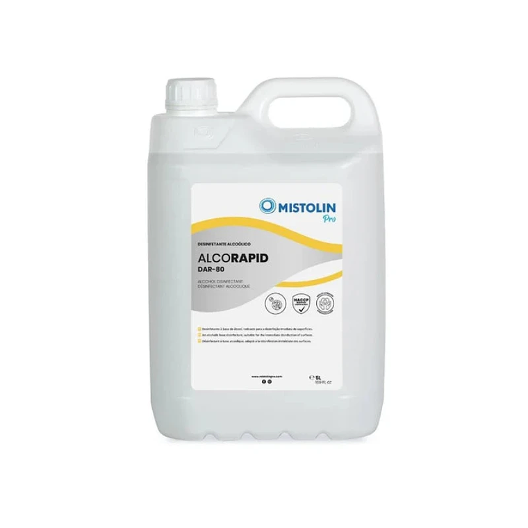 Desinfectante Alcohólico Alcorapid DAR-80 Mistolin Pro 2