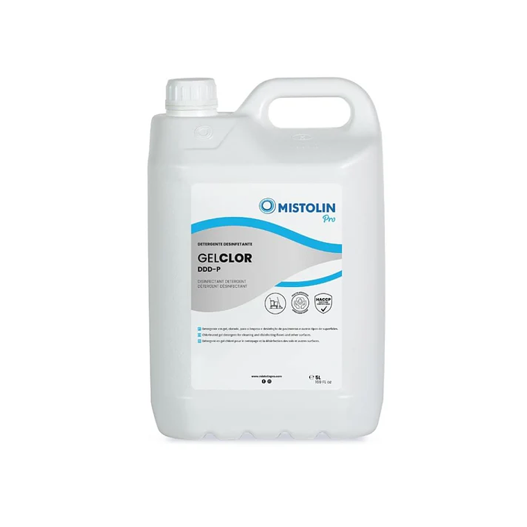 Gel Desinfectante Clorado DDD-P Mistolin Pro - 5 Litros 1