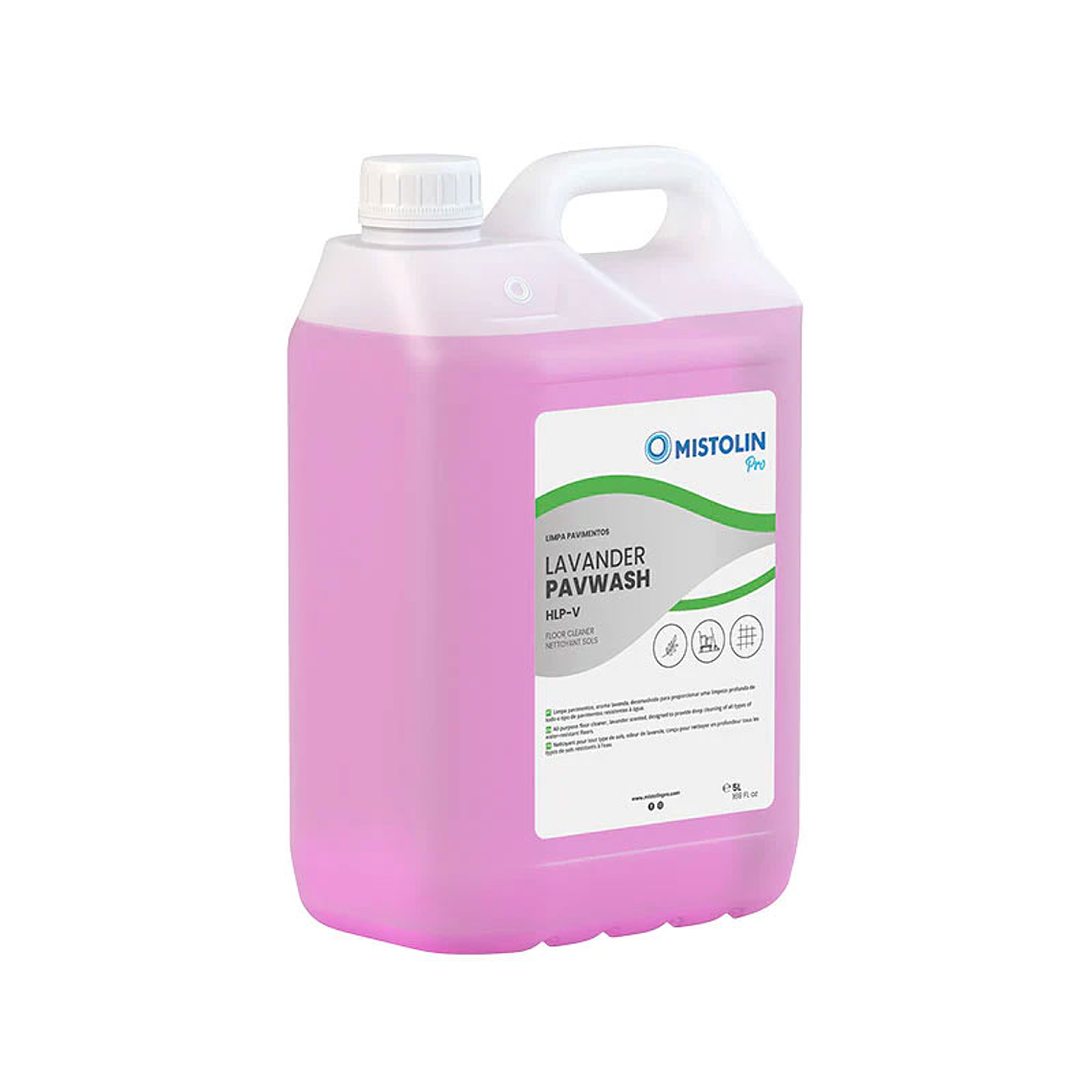 Detergente Perfumado de Suelos HLP Mistolin Pro – 5 Litros 4
