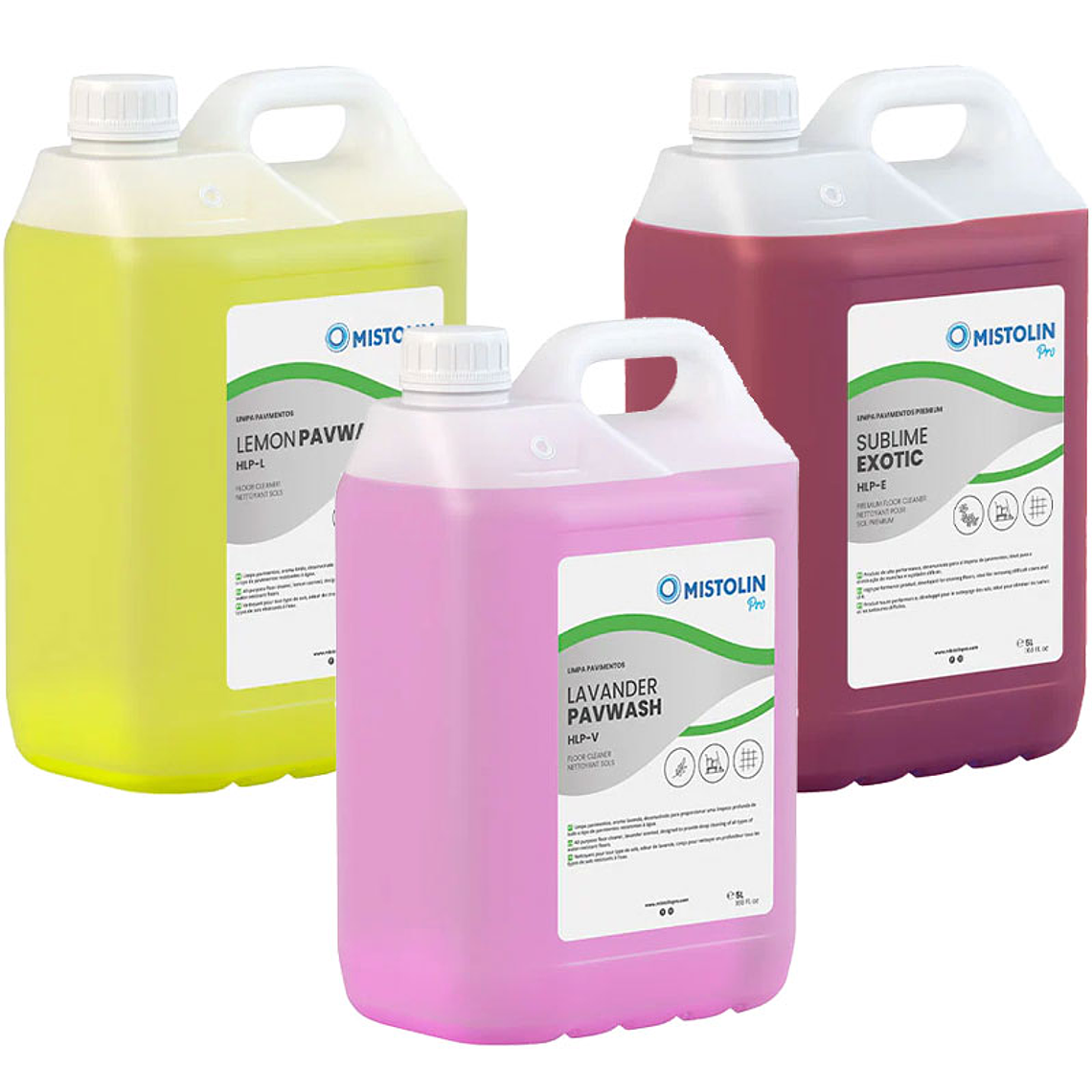Detergente Perfumado de Suelos HLP Mistolin Pro – 5 Litros 1