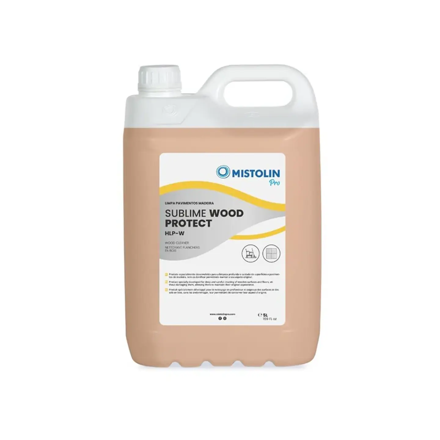 Limpiador de Suelos de Madera HLP-W Mistolin Pro - 5 Litros 1