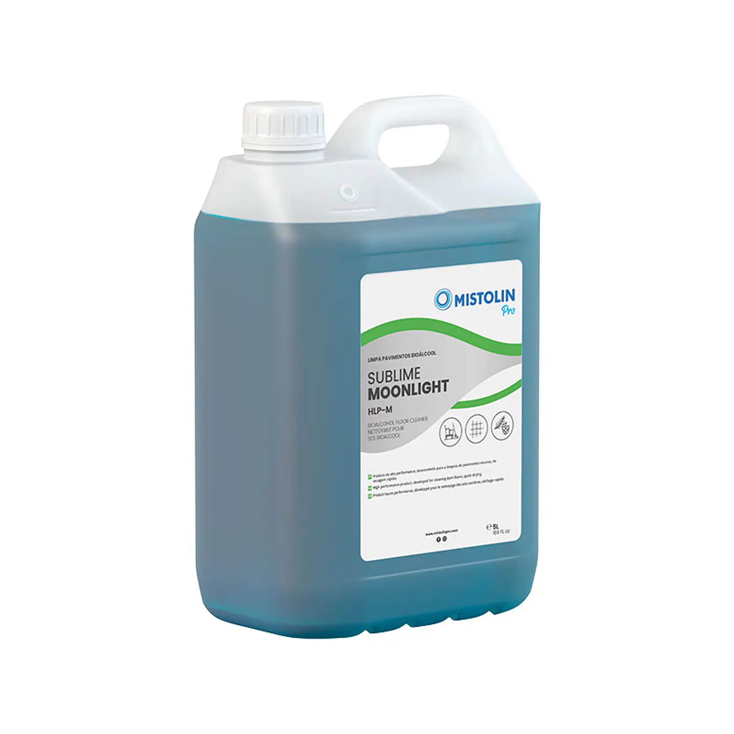 Limpiador de Suelos de Secado Rápido Bioalcohol HLP-M Mistolin Pro - 5 Litros 2