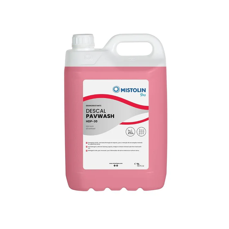 Desincrustante de Pavimentos HDP-30 Mistolin Pro - 5 Litros 1