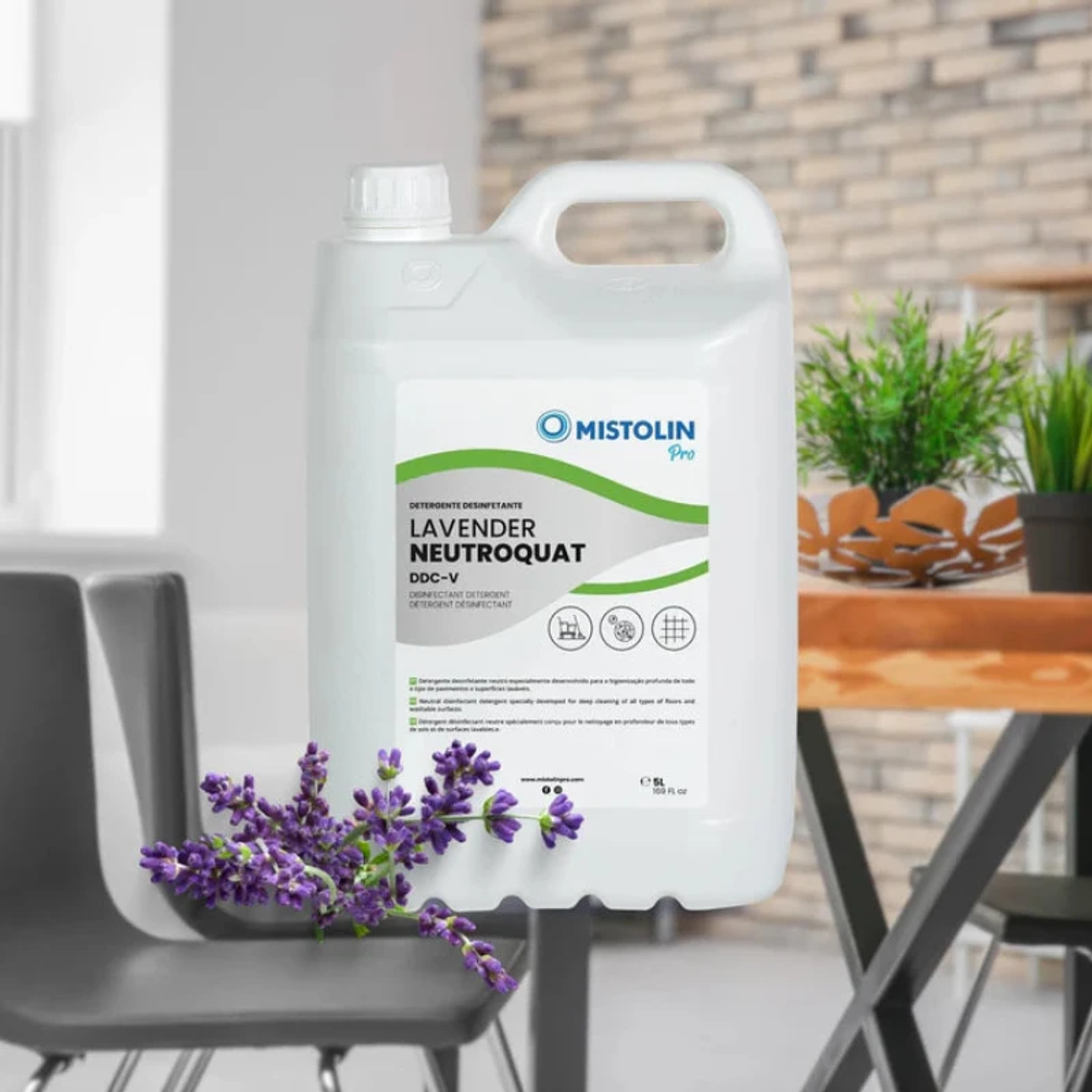 Limpiador de Suelos Desinfectante DDC-V Lavanda Mistolin Pro – 5 Litros 2