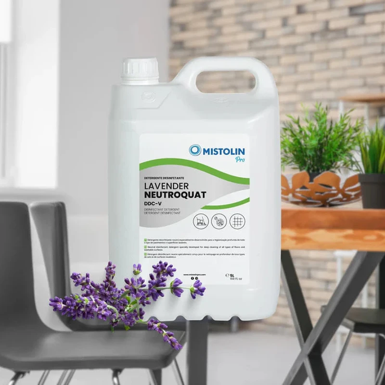 Limpiador de Suelos Desinfectante DDC-V Lavanda Mistolin Pro – 5 Litros 2