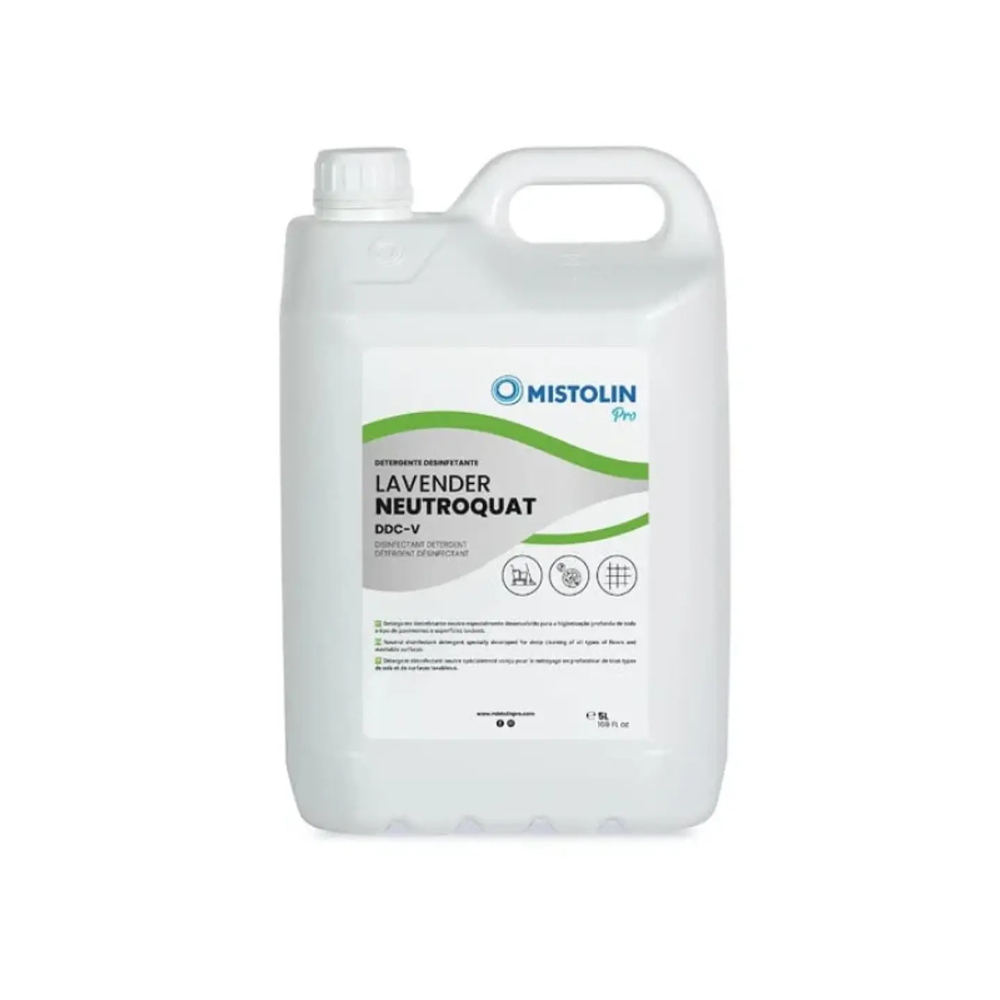 Limpiador de Suelos Desinfectante DDC-V Lavanda Mistolin Pro – 5 Litros 1