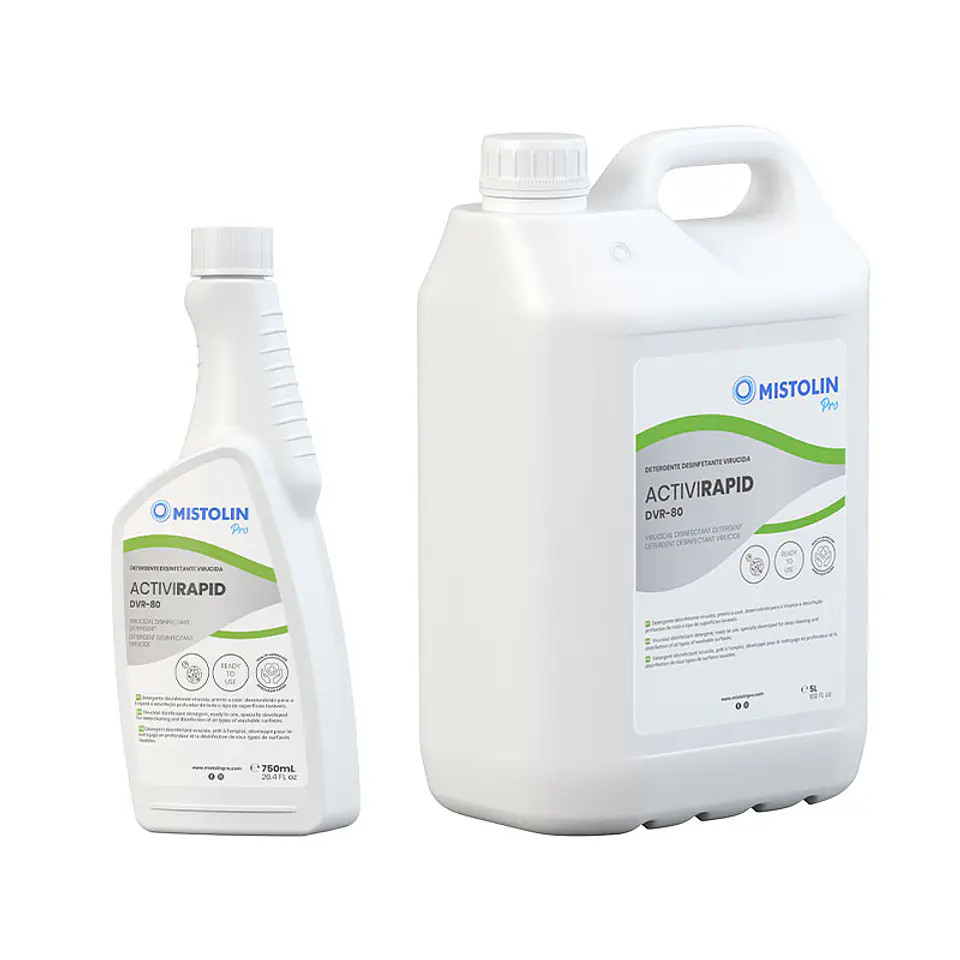 Desinfectante de Superficies Virucida DVR-80 Mistolin Pro 1