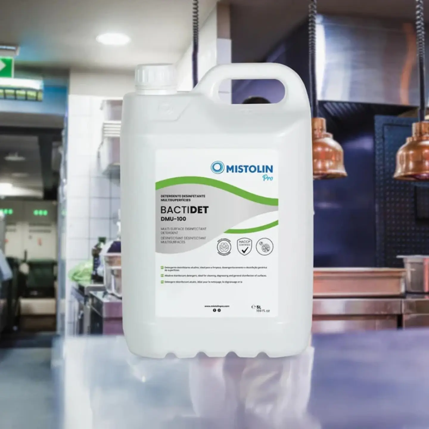 Desinfectante Concentrado Multisuperficies DMU - 100 Mistolin Pro – 5 Litros 2