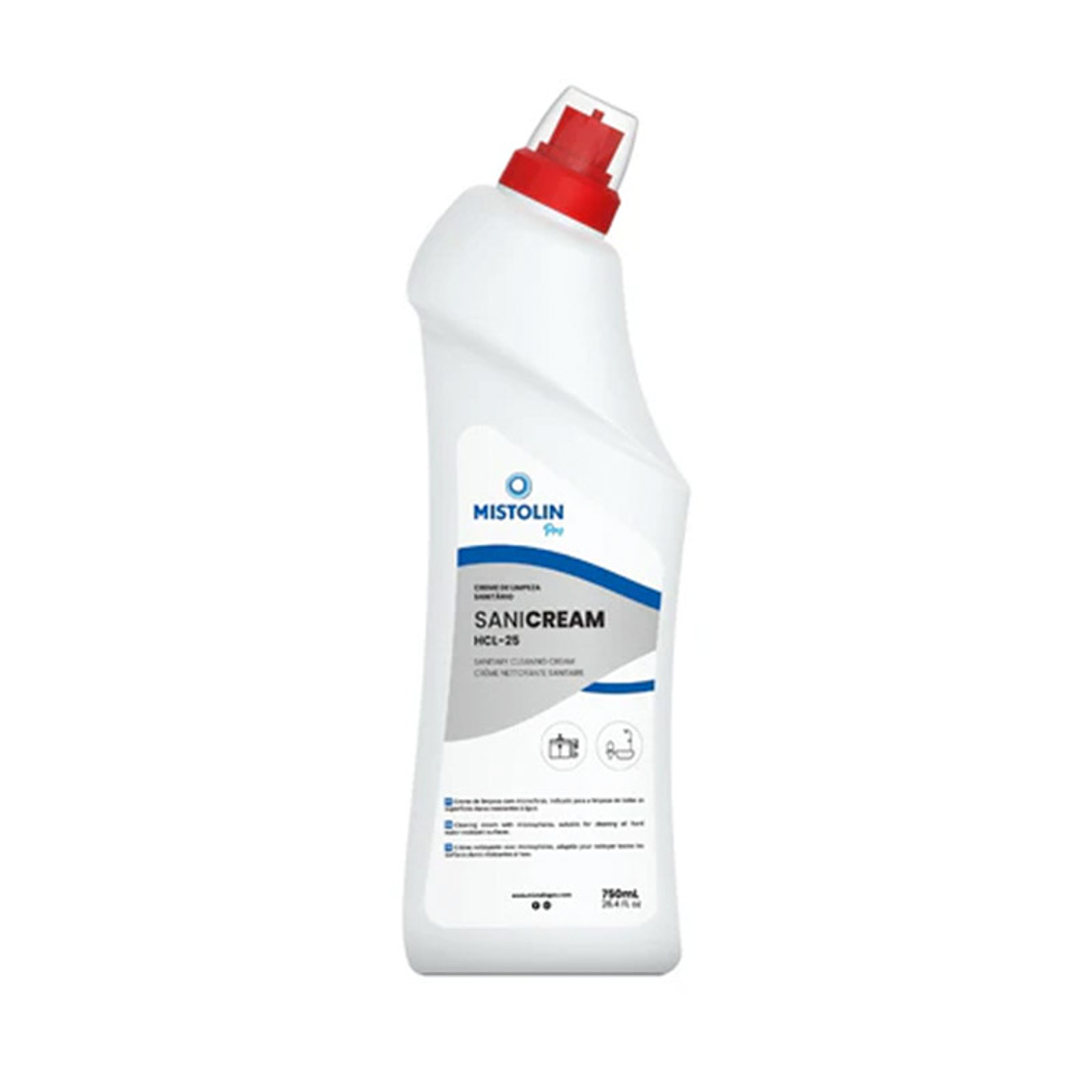 Crema de Limpieza WC HCL-25 Mistolin Pro 2