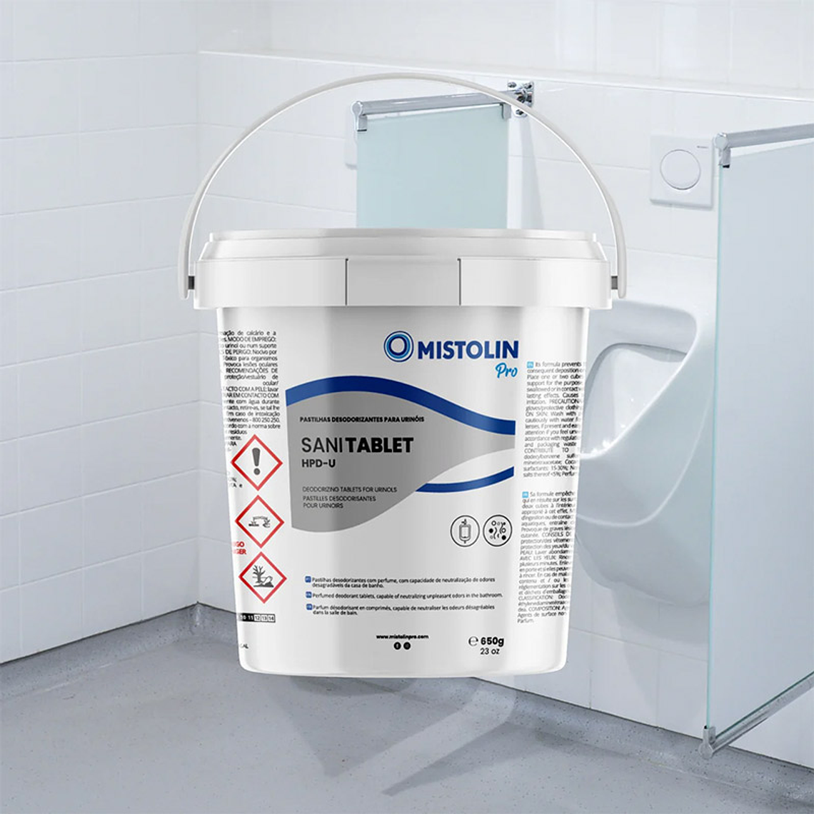 Pastillas Desodorizantes para Urinarios HPD-U Mistolin Pro - 650g 2