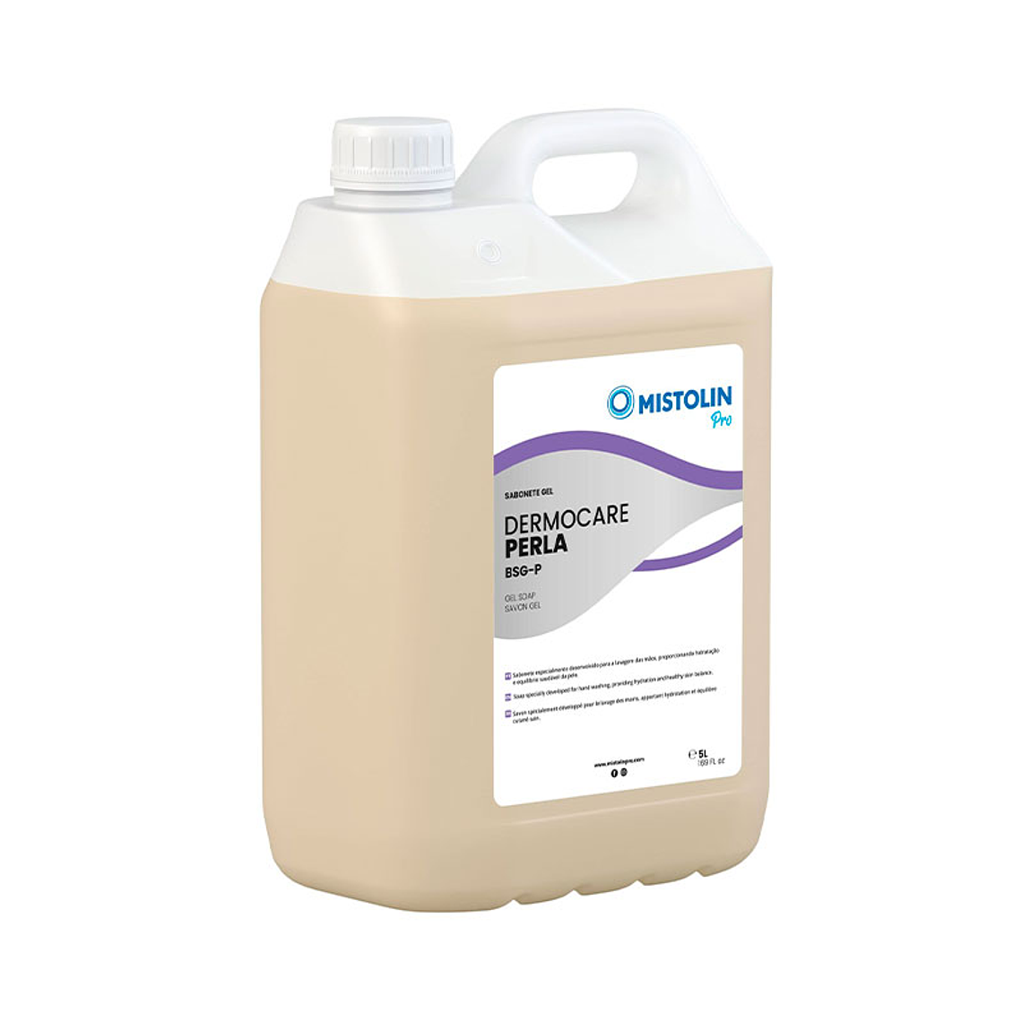 Sabonete Líquido Dermocare Perla BSG-P Mistolin Pro - 5 Litros 2