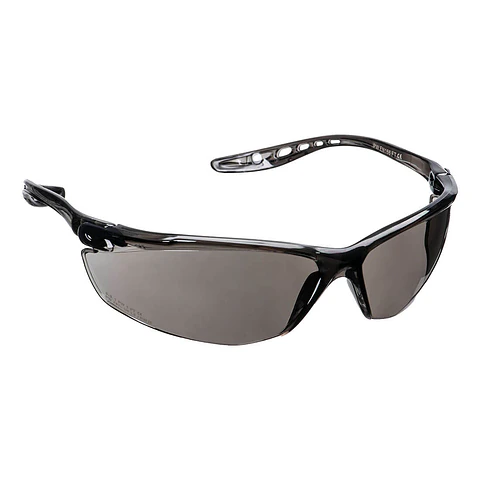 Gafas de protección ligeras Portwest PW14 con lente ahumada