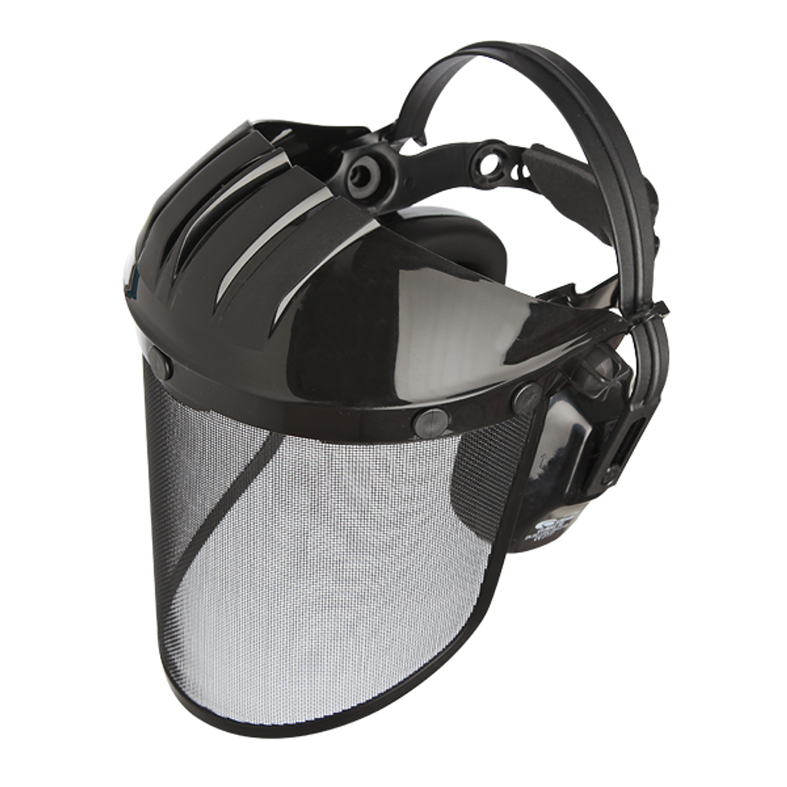 Visera de Protección de Malla Metálica y Protectores Auditivos Climax 10-N 3