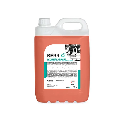 Detergente para Lavado Mecánico de Vajilla Bérrio - 5 Litros