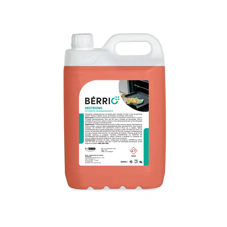 Desengrasante Alcalino Multiusos Bérrio 1