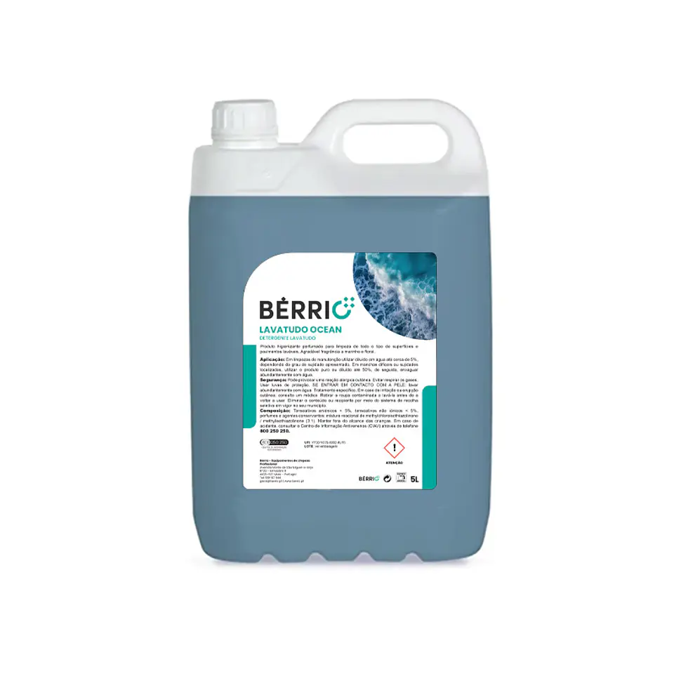 Limpiador Multiusos Perfumado Bérrio - 5 Litros 2