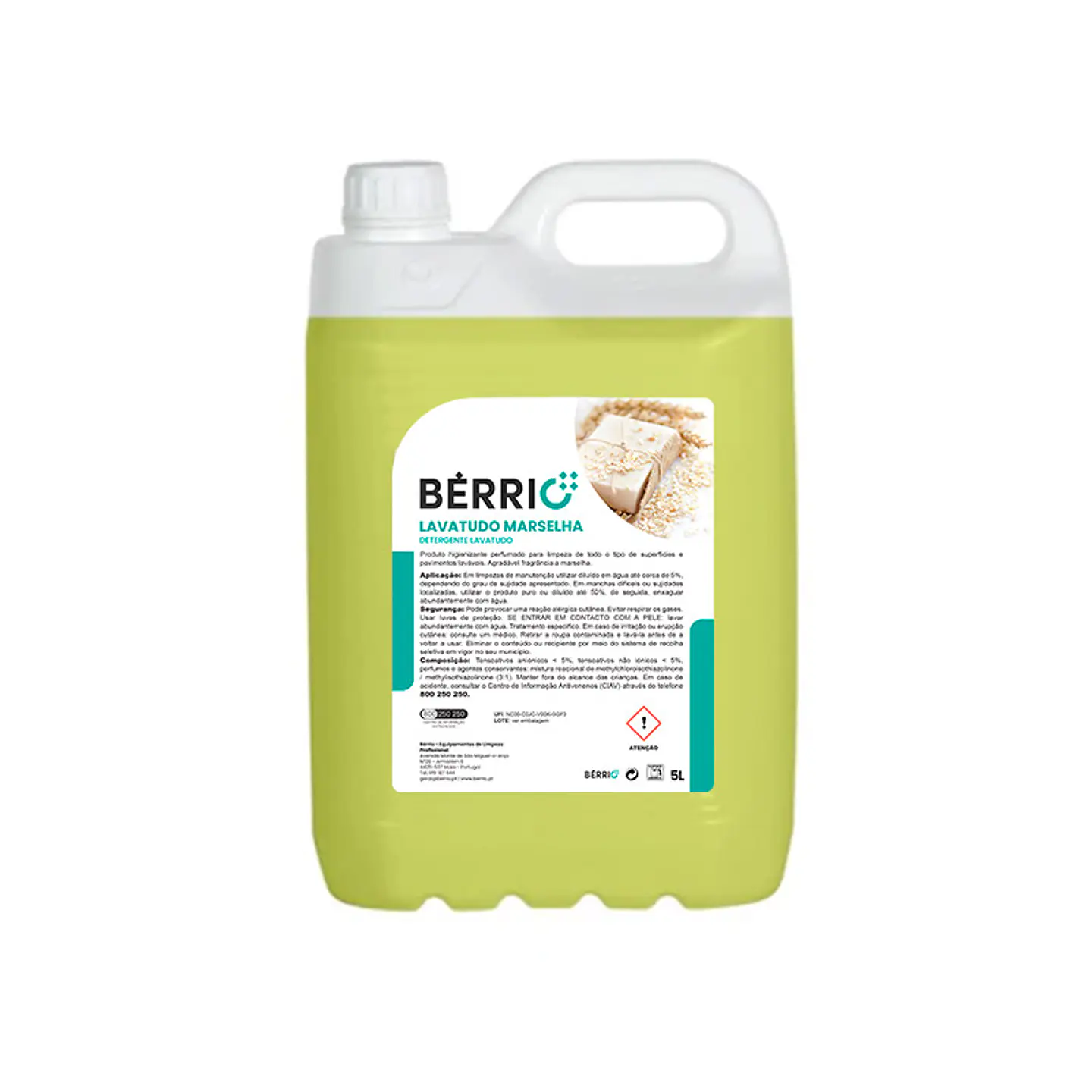 Limpiador Multiusos Perfumado Bérrio - 5 Litros 5