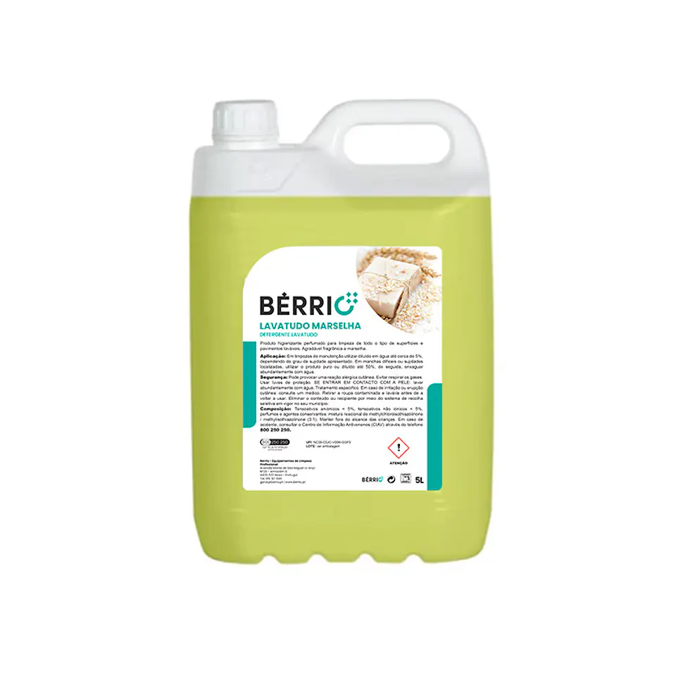 Limpiador Multiusos Perfumado Bérrio - 5 Litros 5