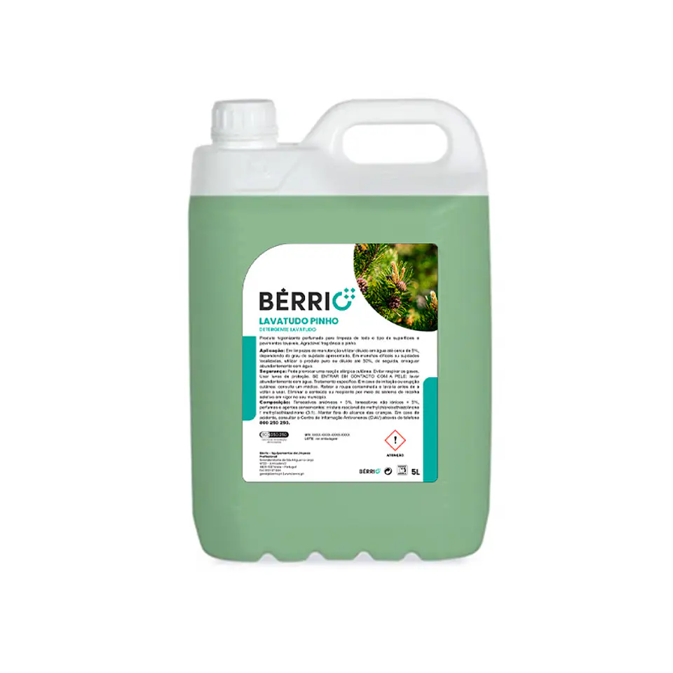 Limpiador Multiusos Perfumado Bérrio - 5 Litros 6