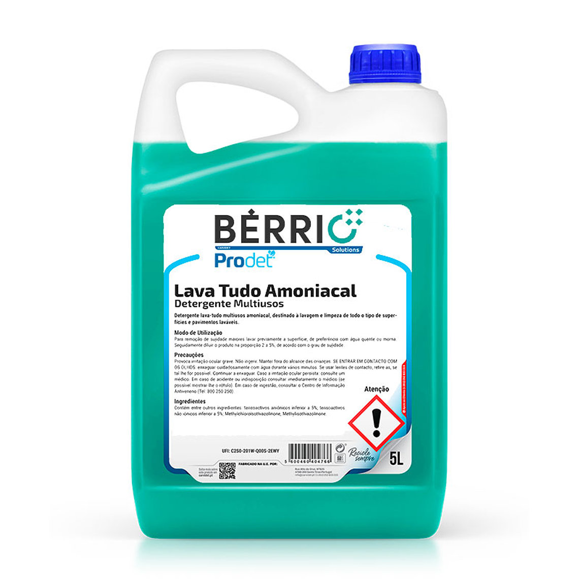 Limpia todo Amoniacal Multiusos Bérrio 1