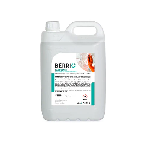 Limpiacristales Fast Glass Bérrio – 5 Litros