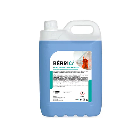Limpiacristales Concentrado Fast Glass Bérrio – 5 Litros