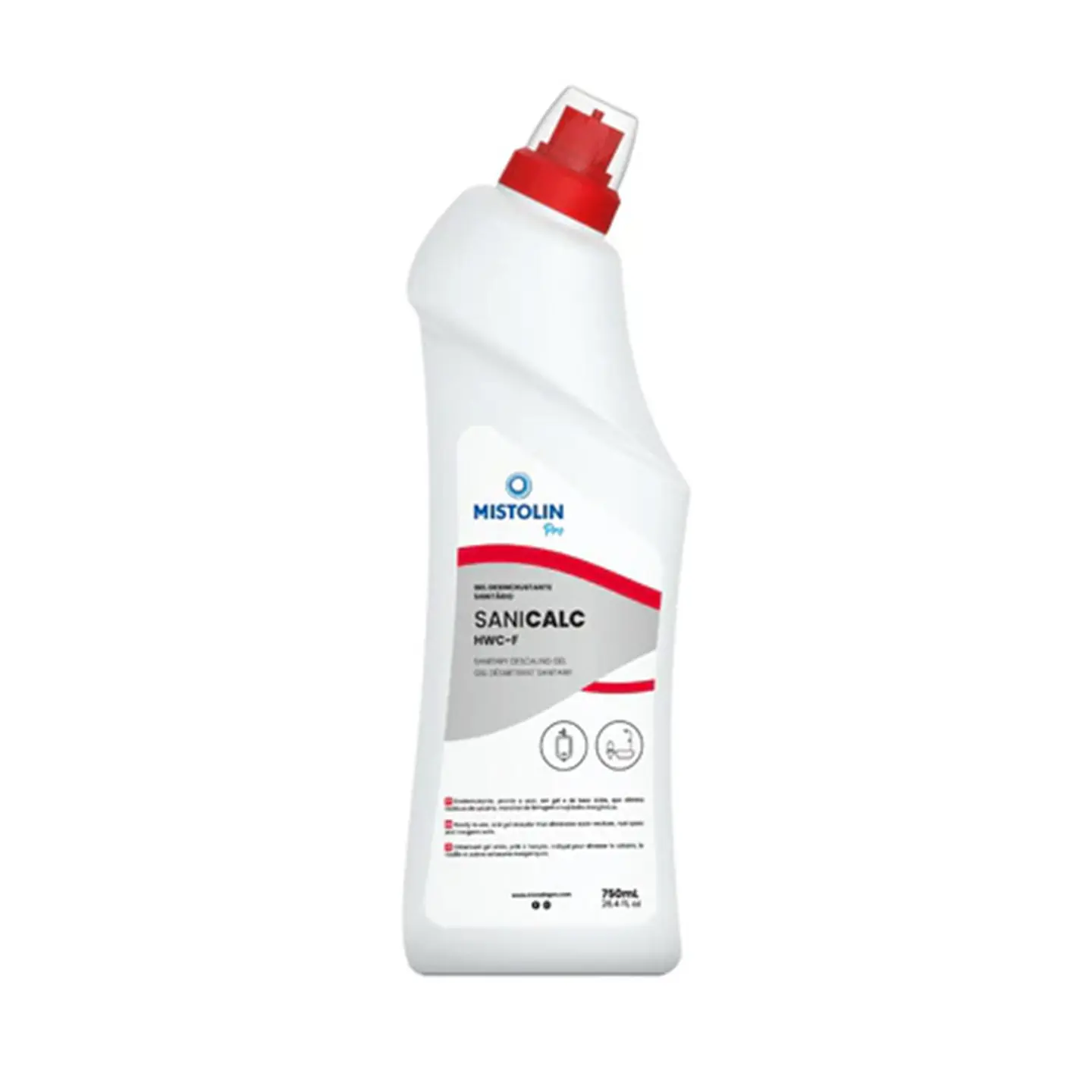 Gel Desincrustante WC HWC-F Mistolin Pro 2