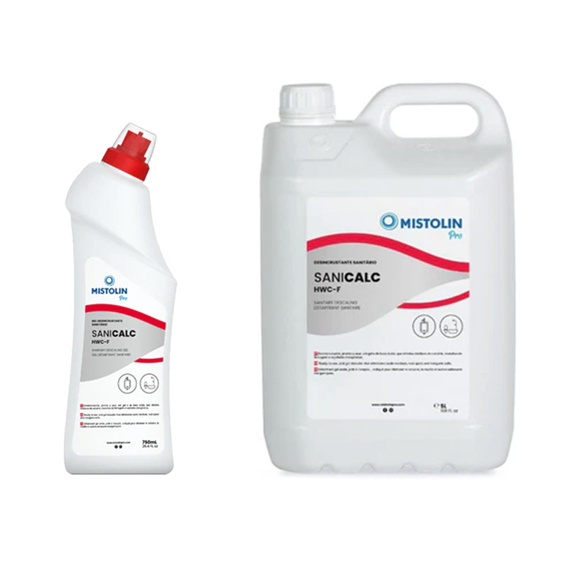 Gel Desincrustante WC HWC-F Mistolin Pro 1