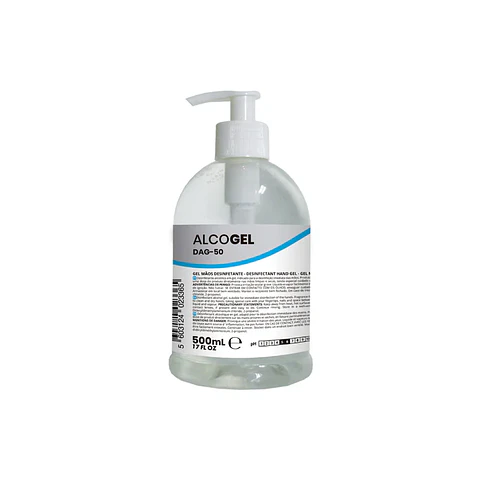 Alcogel DAG-50 Desinfectante de Manos en Gel 500 ml – MISTOLIN PRO