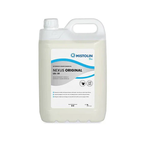Detergente Líquido para Ropa Marsella LDL-20 Mistolin Pro – 5 Litros     