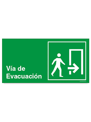 Vía de Evacuación Derecha