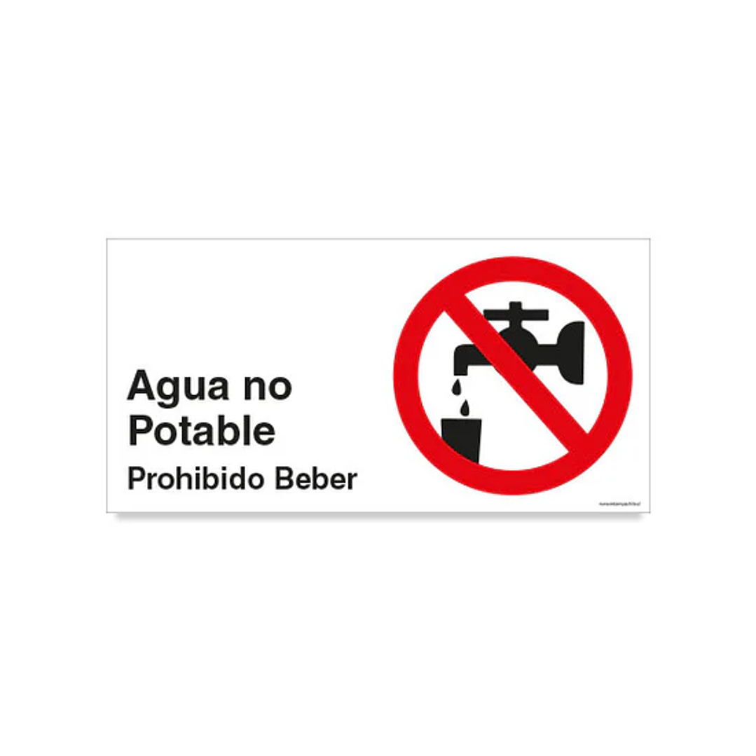 Agua no Potable Prohibido beber 1
