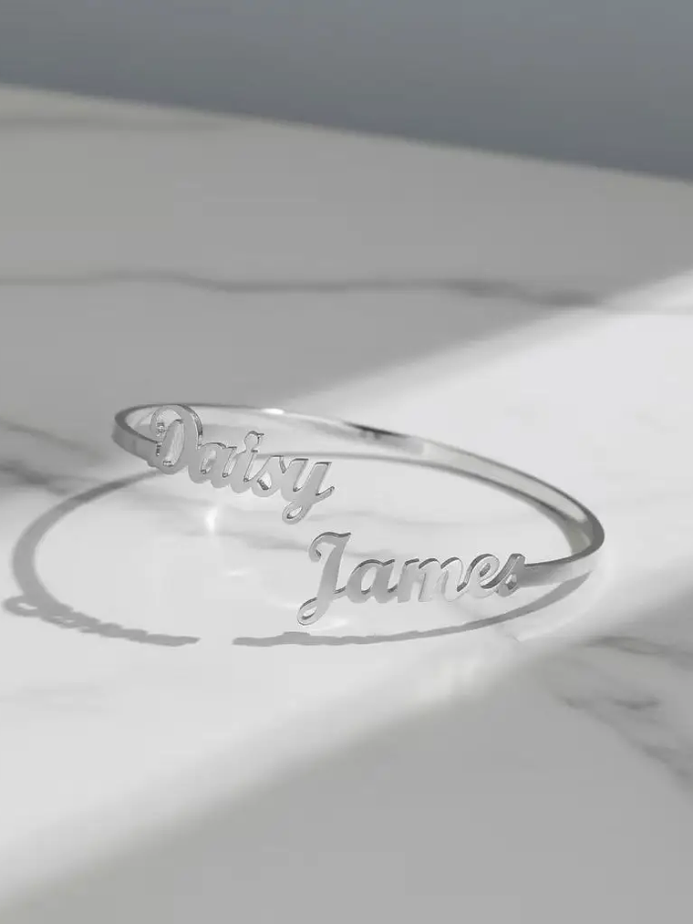 Pulsera de mujer con nombre personalizado 5