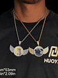  Hip Hop colgante  imagen conmemorativa collar foto personalizado Ángel grabado gratis  - Miniatura 4
