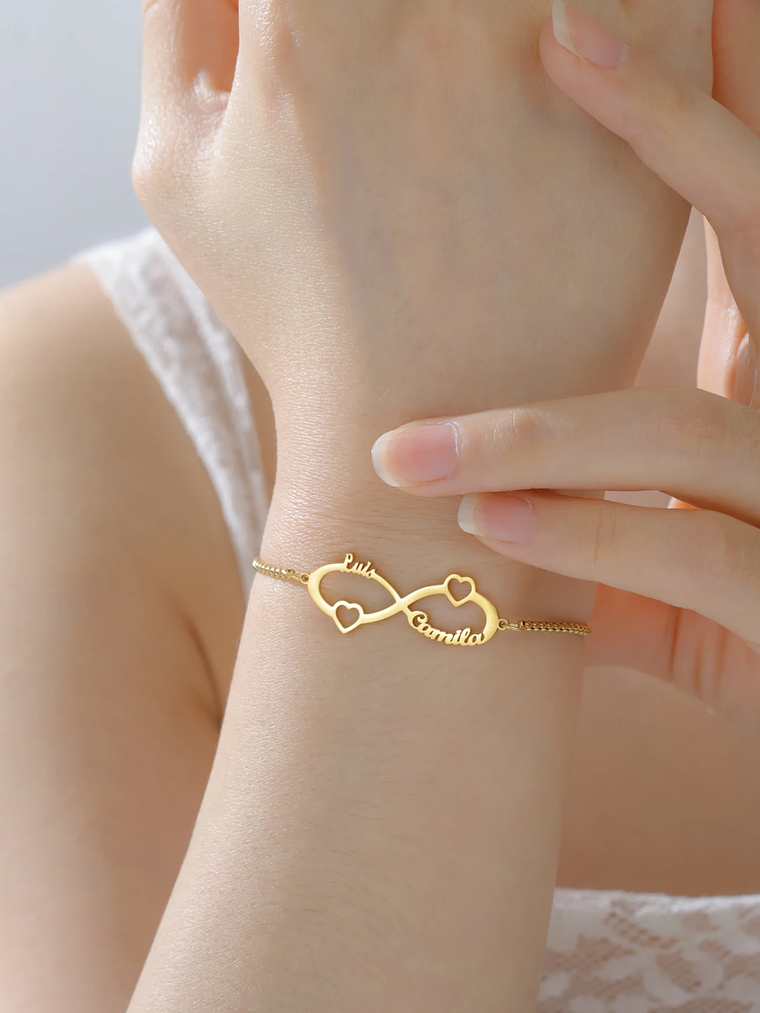 Pulsera con cadena y nombre 4